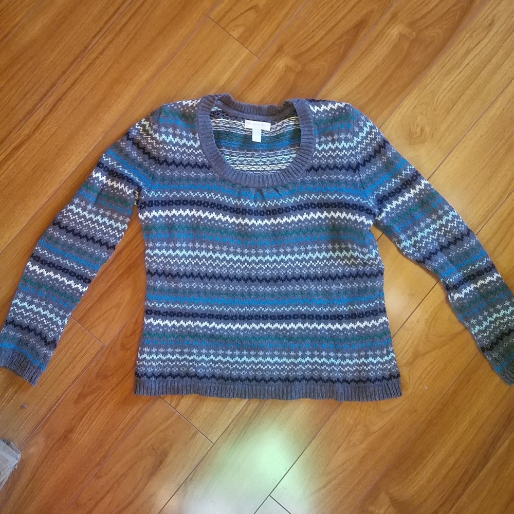Charter Club Petite Striped Sweater.
